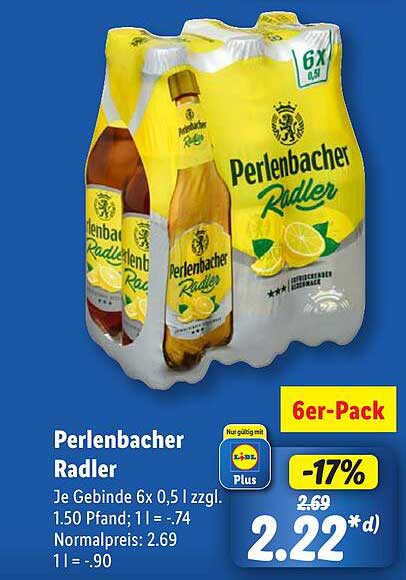 Perlenbacher Radler 6er-Pack