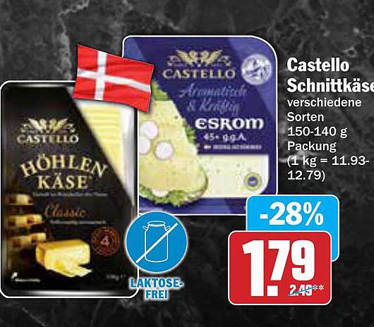 Castello Schnittkäse - verschiedene Sorten 150-140 g