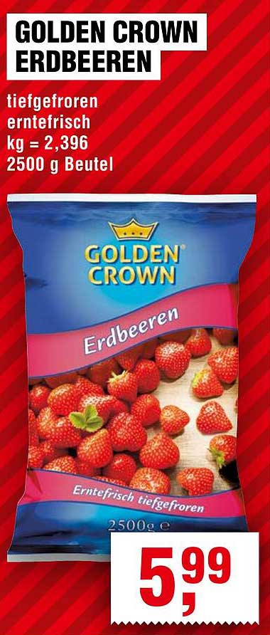 GOLDEN CROWN ERDBEEREN