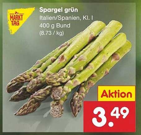 Spargel grün, Italien/Spanien, Kl. I, 400 g Bund