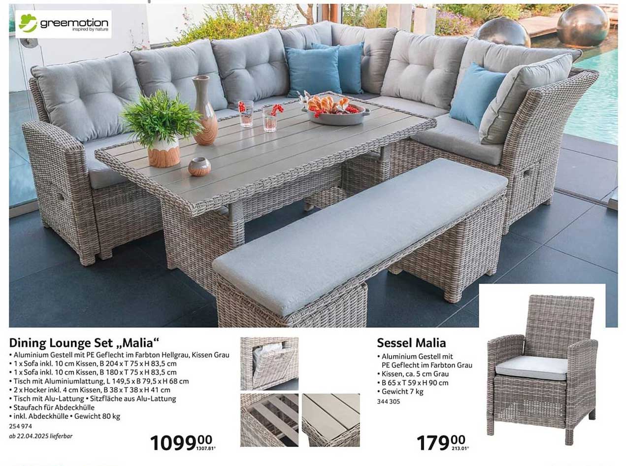 Dining Lounge Set „Malia“