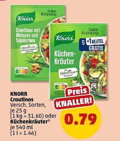 KNORR Croutinos und Küchenkräuter - Preis-Knaller!