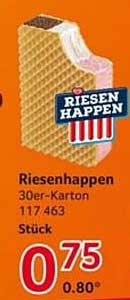 Riesenhappen - 30er-Karton