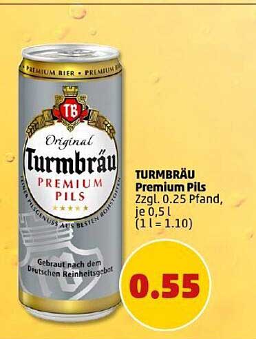 TURMBRÄU Premium Pils - Nur für kurze Zeit!