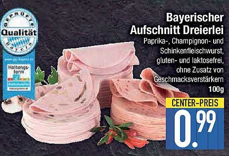Bayerischer Aufschnitt Dreierlei 100g
