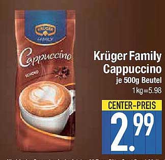 Krüger Family Cappuccino je 500g Beutel